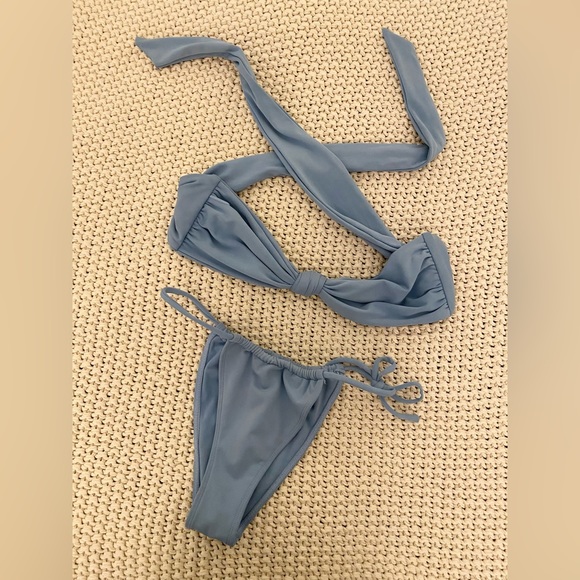 Cabo Bandeau- Dusty Blue - Picture 3 of 6